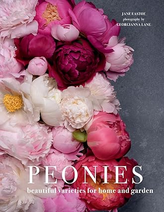 Peonies coffee table decorative book