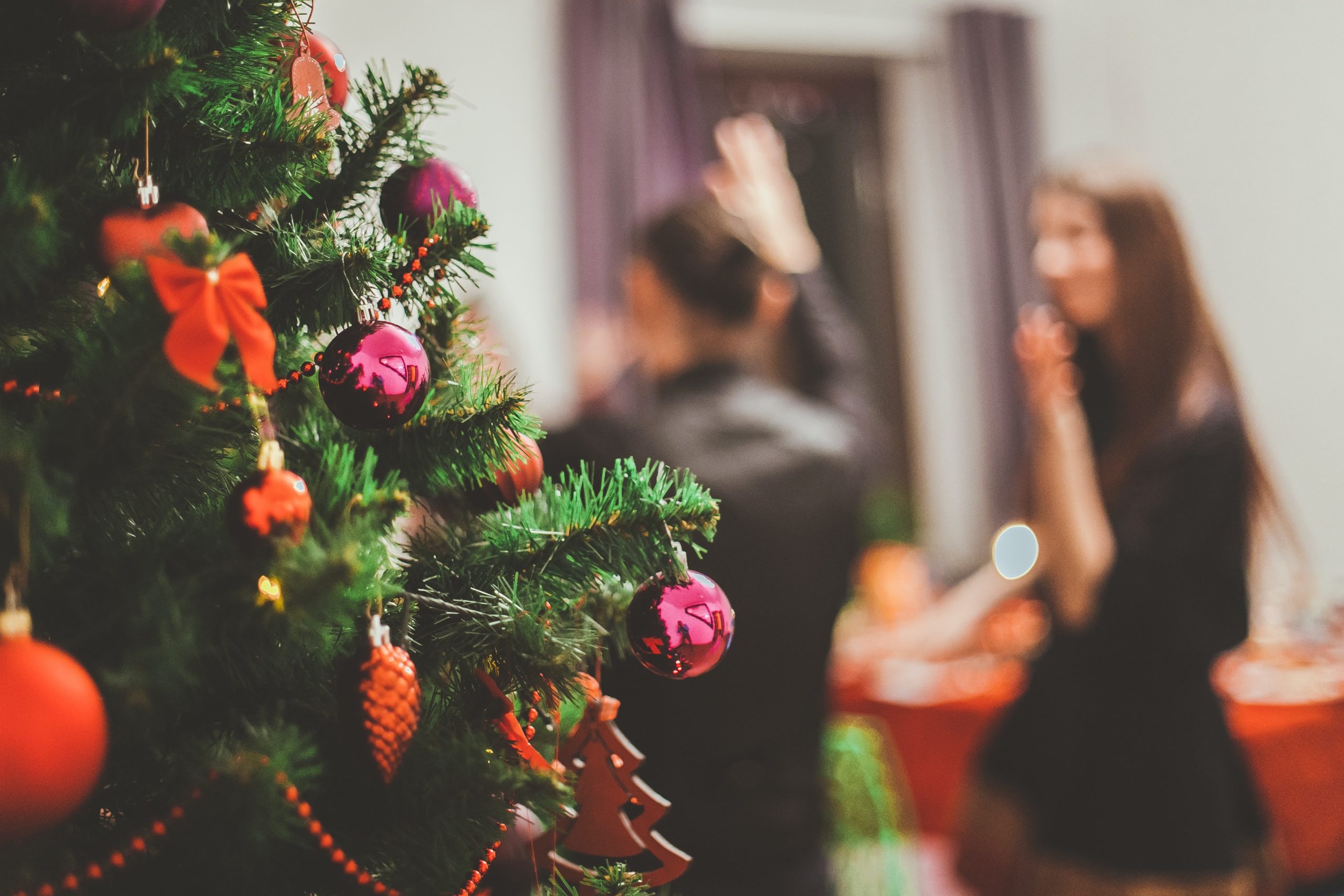 Christmas family couple