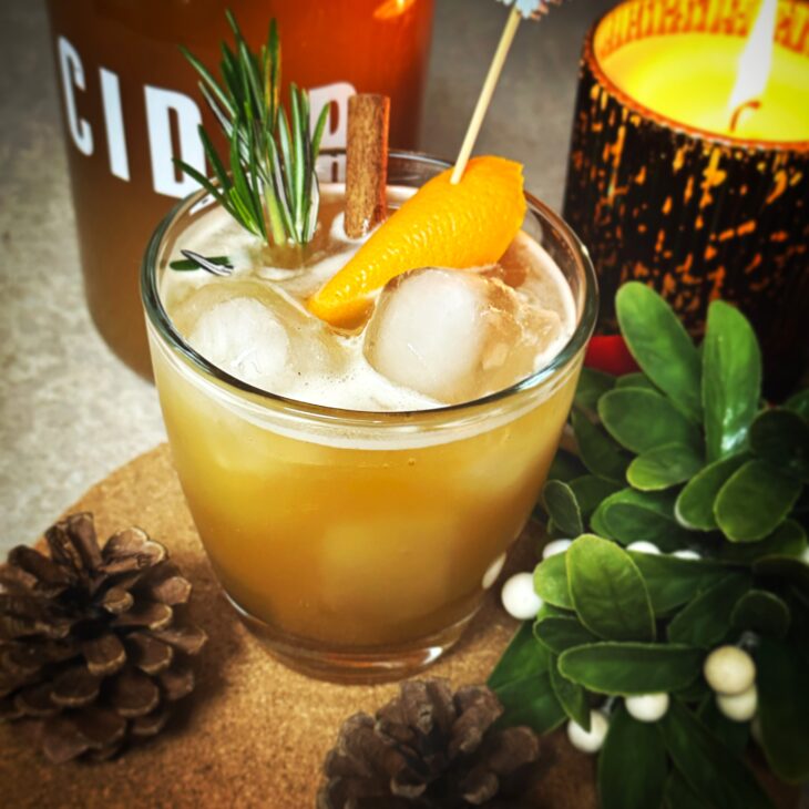 christmas bourbon cocktail