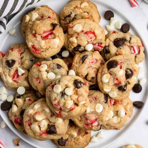 PEPPERMINT CHOCOLATE CHIP COOKIES