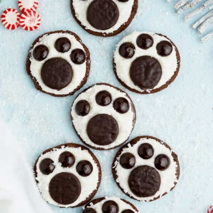 Polar Bear Paw Cookies