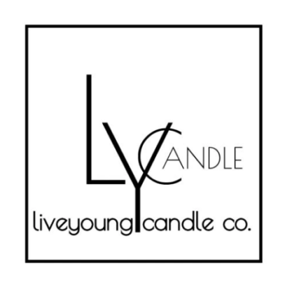 Live Young Candle Co logo Event sponsor 