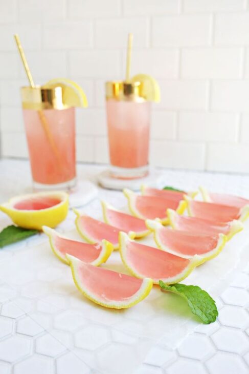 pink lemonade shots