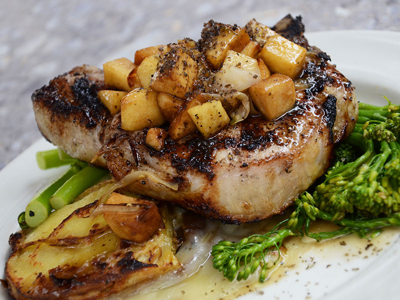 pork loin and apples recipe