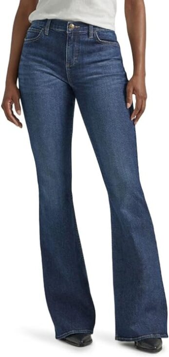 Lee Women's Legendary Mid Rise Flare Jean
