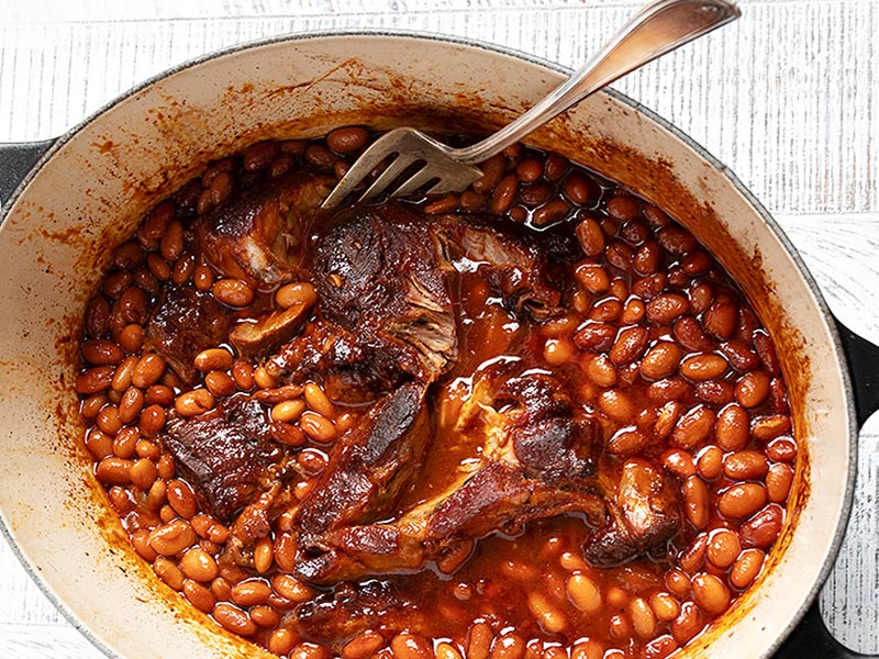 easy pork and beans