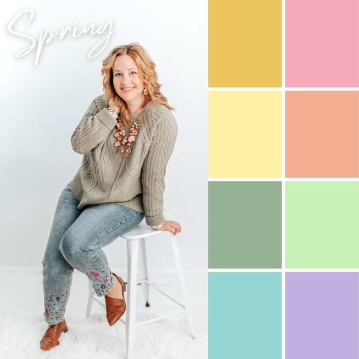 Spring Color Palette Example for seasonal color analysis