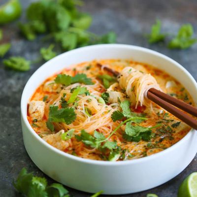 THAI RED CURRY NOODLE SOUP recipe