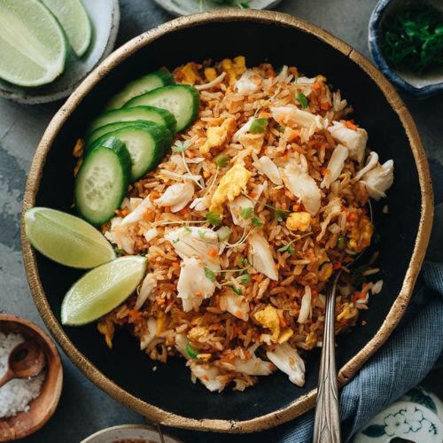 Thai Style Crab Fried Rice Recipe for the best crab dishes