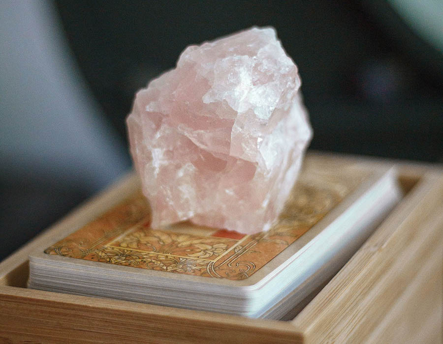 rose quartz crystal