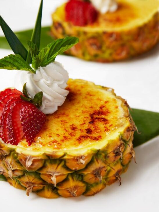 tropical summer dessert