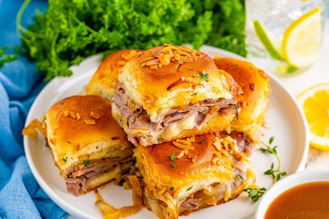 French Dip Sliders recipe