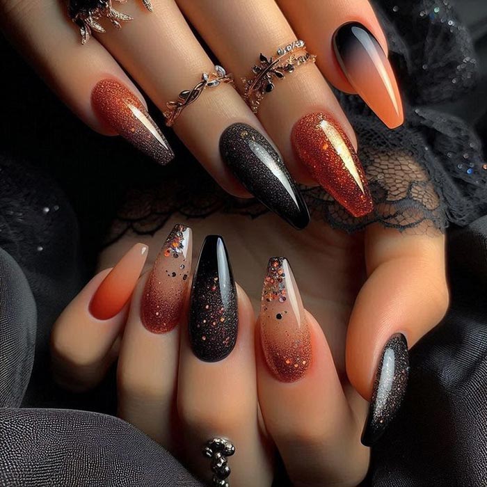 halloween inspired nails