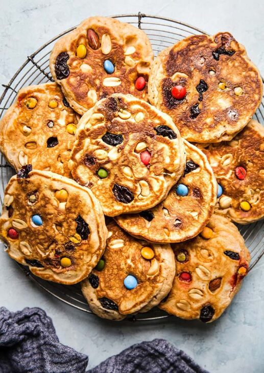 trail mix pancakes