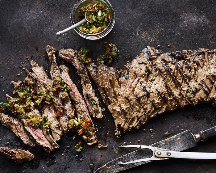 Steak with Chimichuri sauce