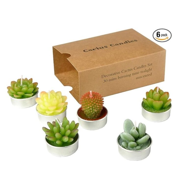 cactus tea candles