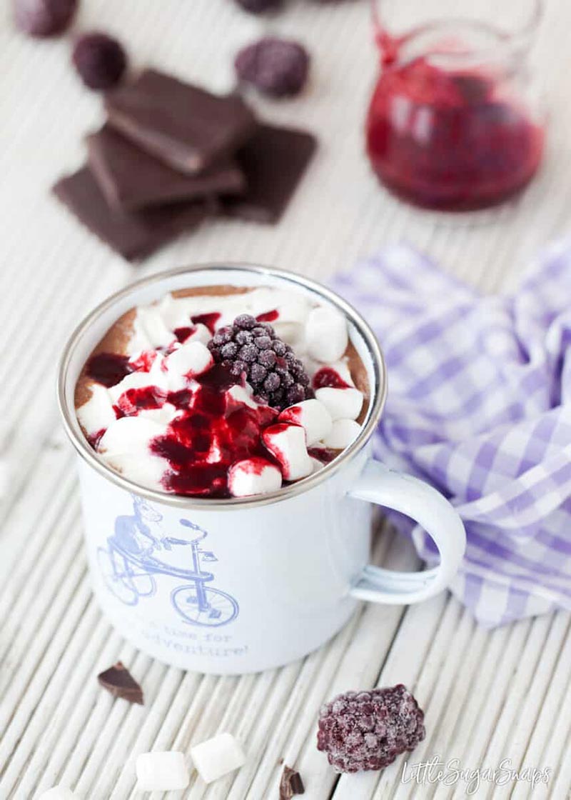 blackberry hot chocolate recipe