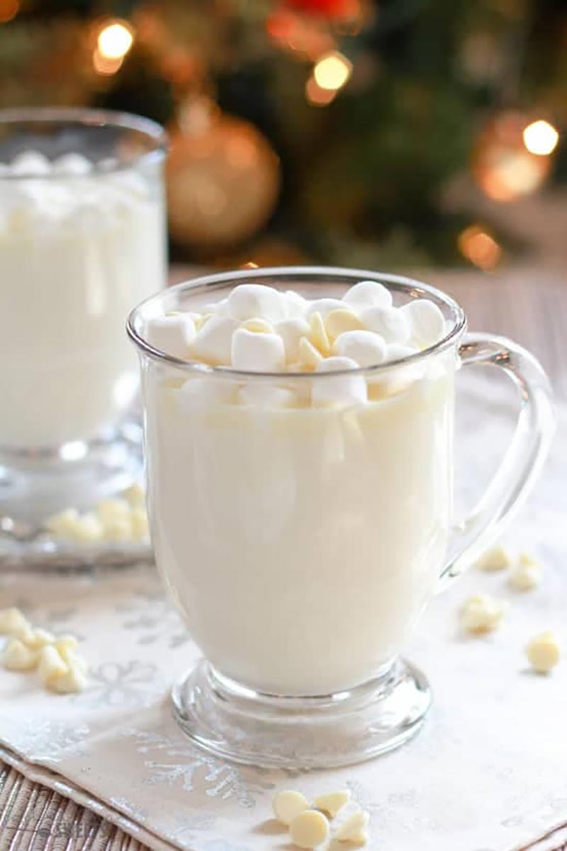 homemade white hot chocolate recipe