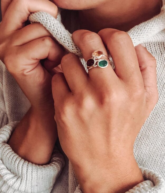 Gemstone-stack-ring-mothers-day