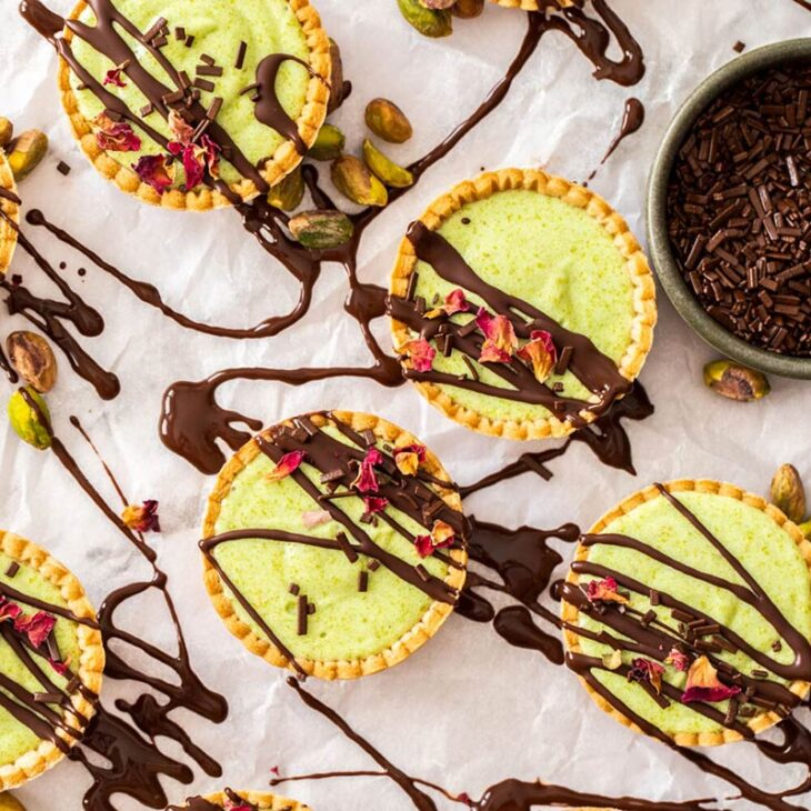 pistachio dessert tartlets