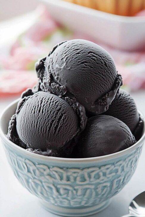 black licorice ice cream