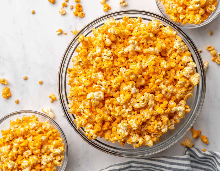 Cheddar popcorn recipe