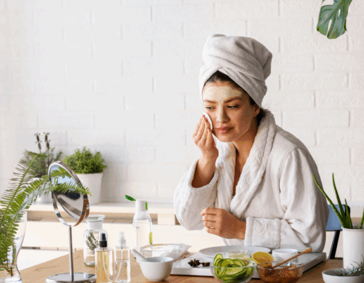 At home Beauty Routine