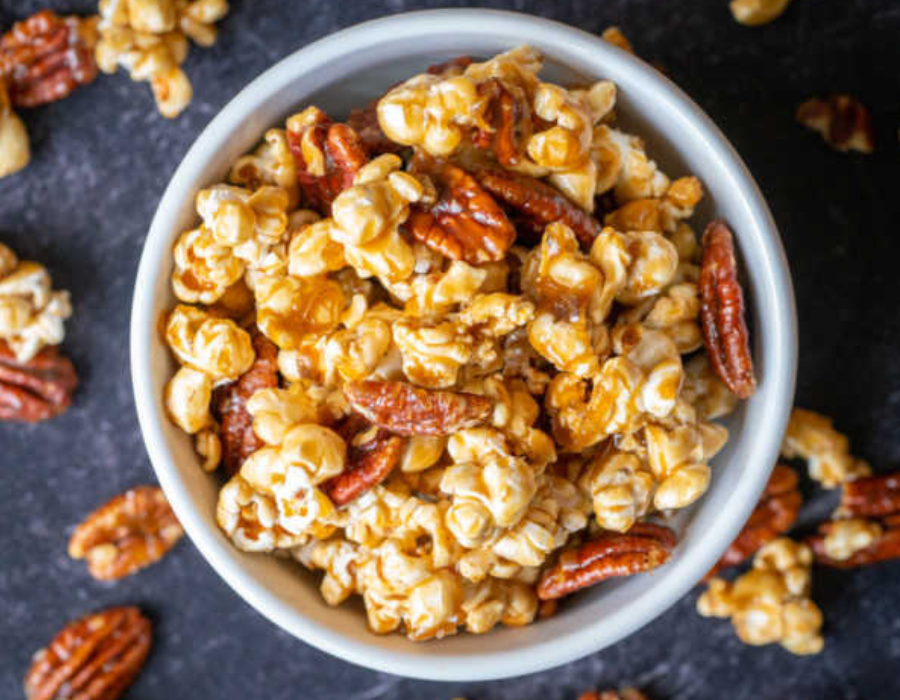 Praline popcorn recipe