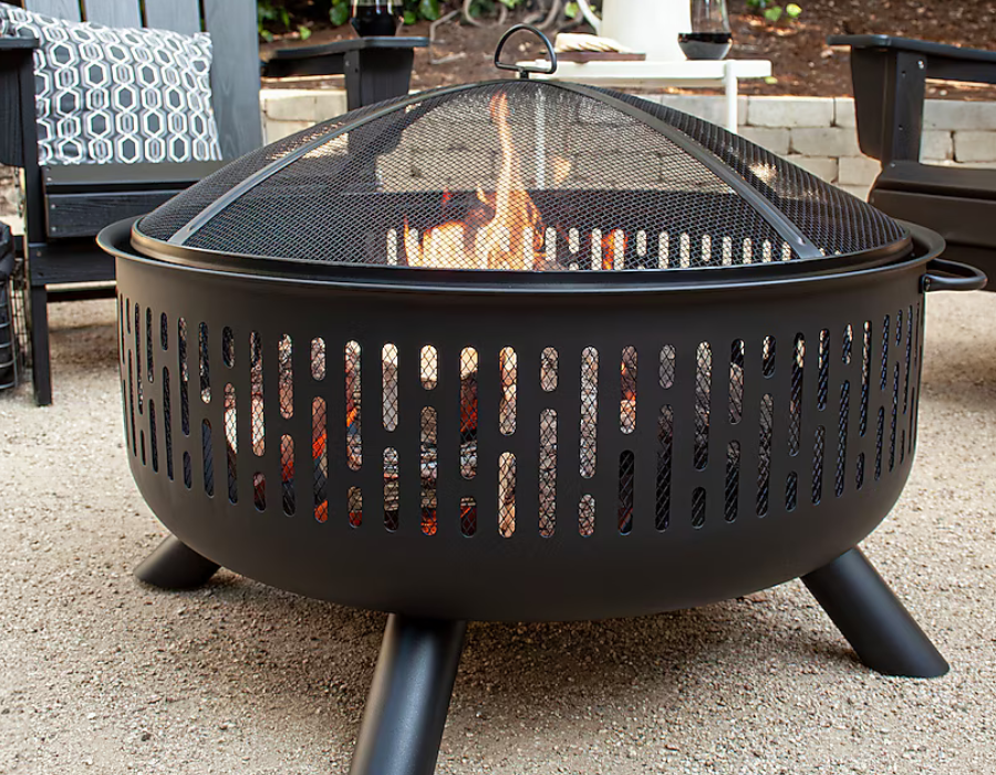 outdoor woord burning fire pit