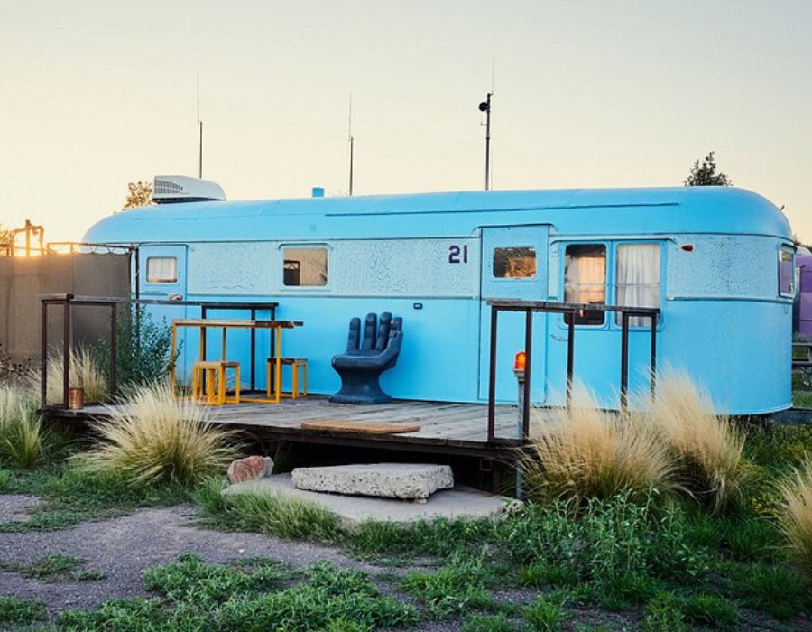 glamping at El-Cosmico–Marfa-Texas