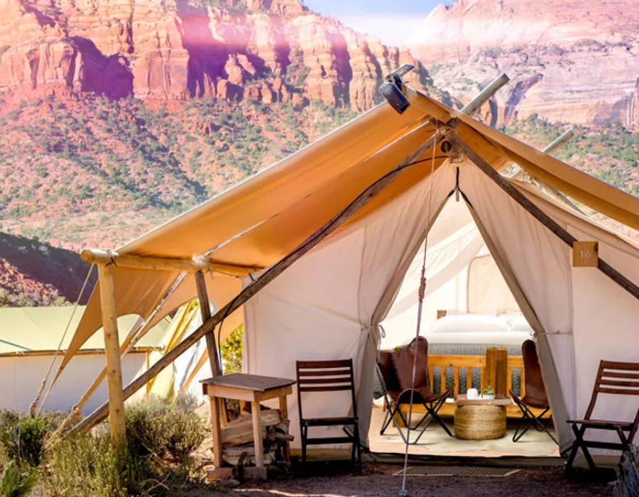 glamping at UnderCanvas–Zion-Utah