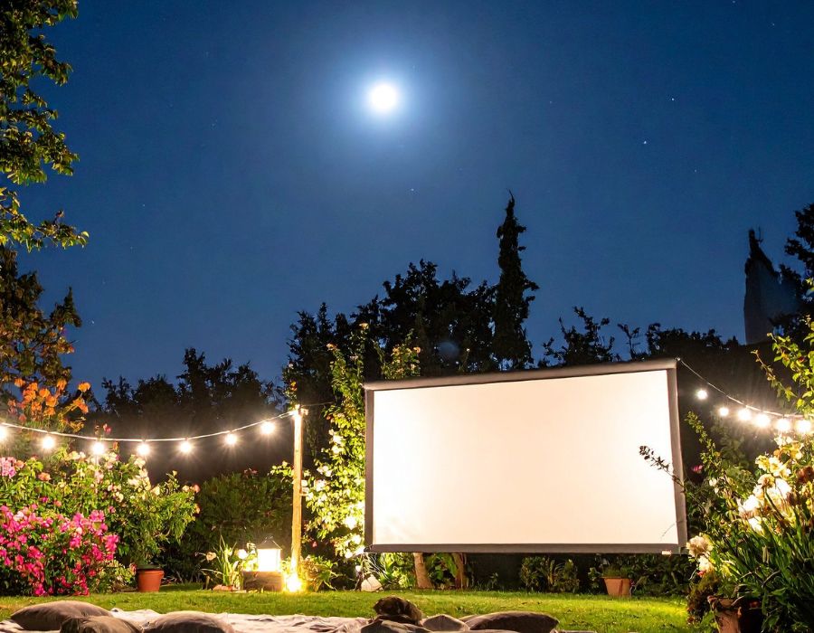 backyard movie night