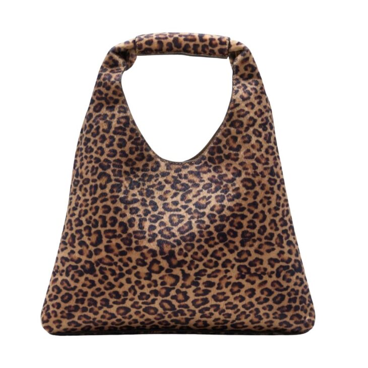 Vegan Leather Mini Slouchy Tote