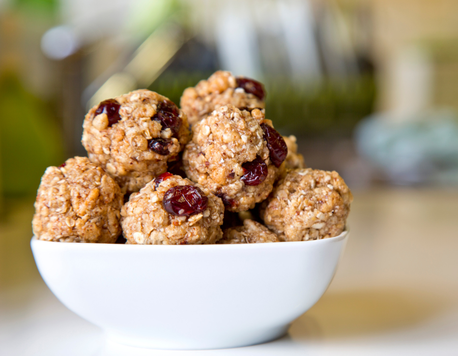 Homemade protein balls