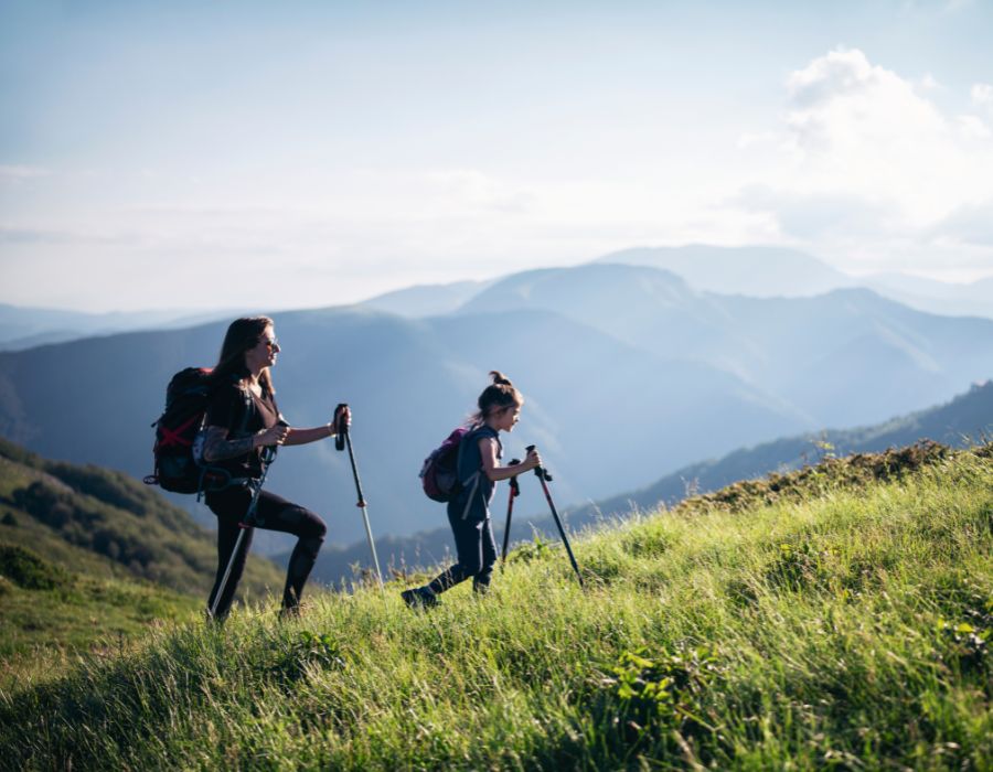 Outdoor hiking
