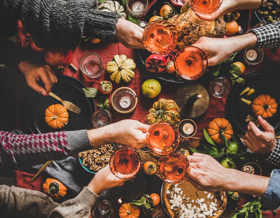 Harvest backyard party