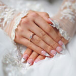 wedding nails bride