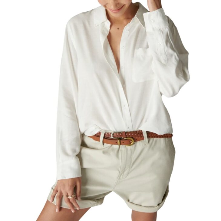Lucky Brand THE BOYFRIEND BUTTON-DOWN SHIRT