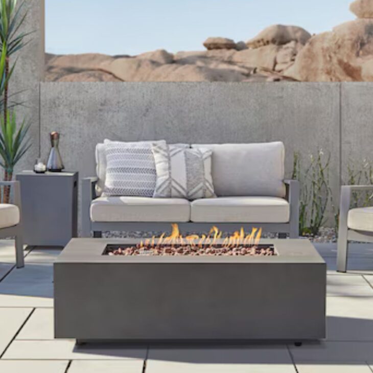 portable fire table