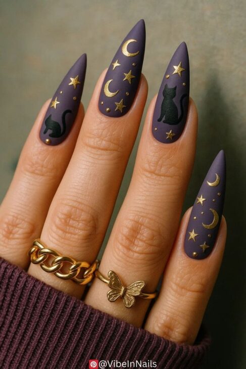 black cat nails