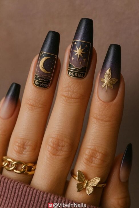 tarot inspired nail art