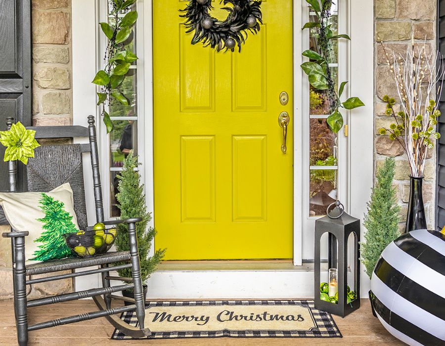 modern front porch decor