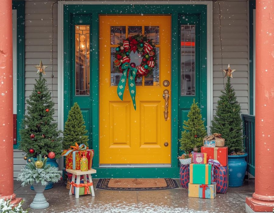 funky front porch decor