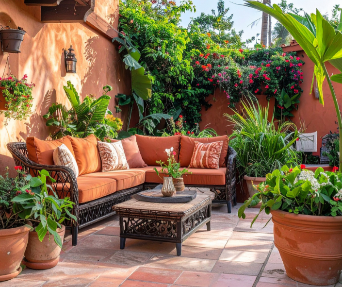 Backyard oasis