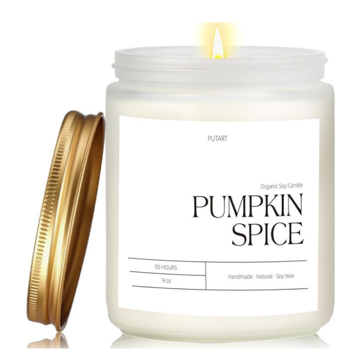 pumpkin spice candle