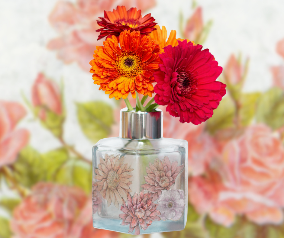 Mod Podge vase craft